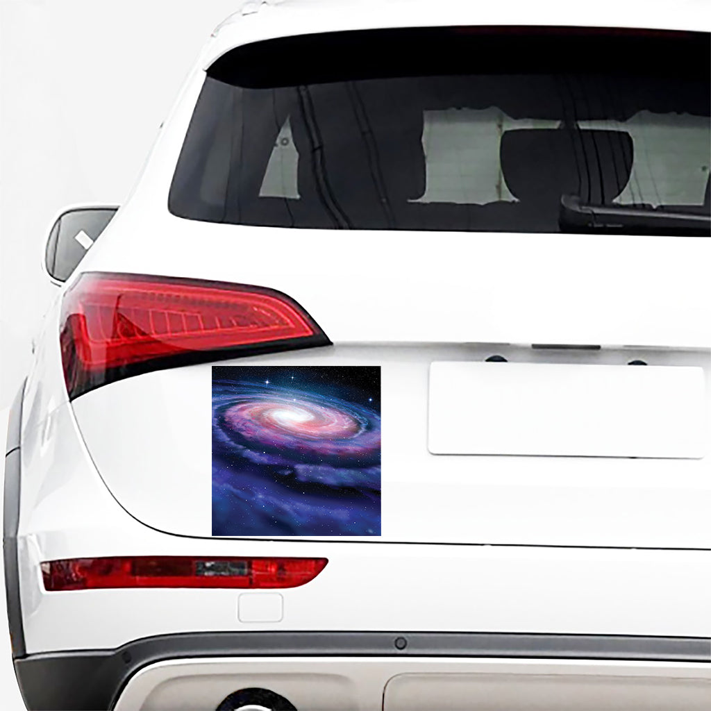 Spiral Milky Way Print Car Sticker