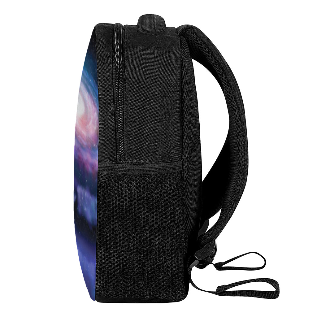 Spiral Milky Way Print Casual Backpack