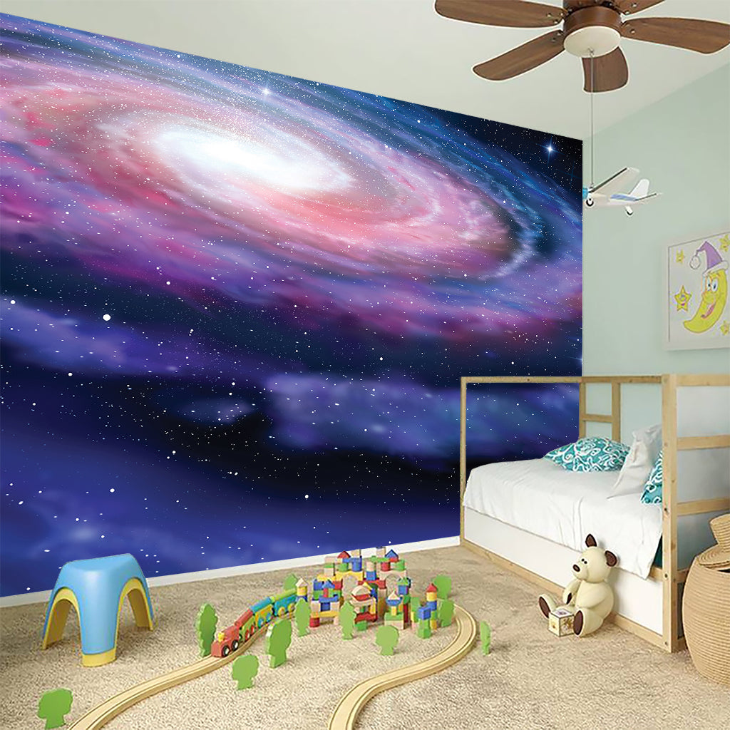 Spiral Milky Way Print Wall Sticker