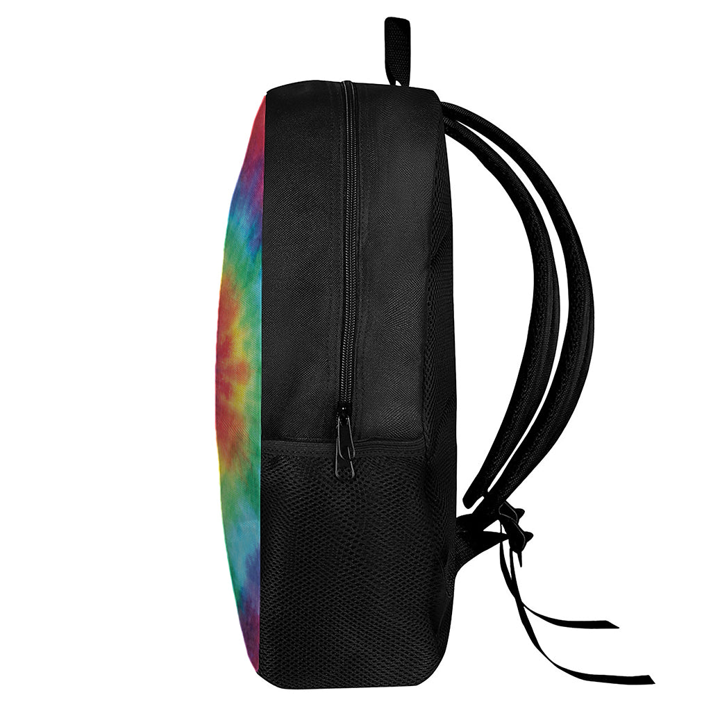 Spiral Tie Dye Print 17 Inch Backpack