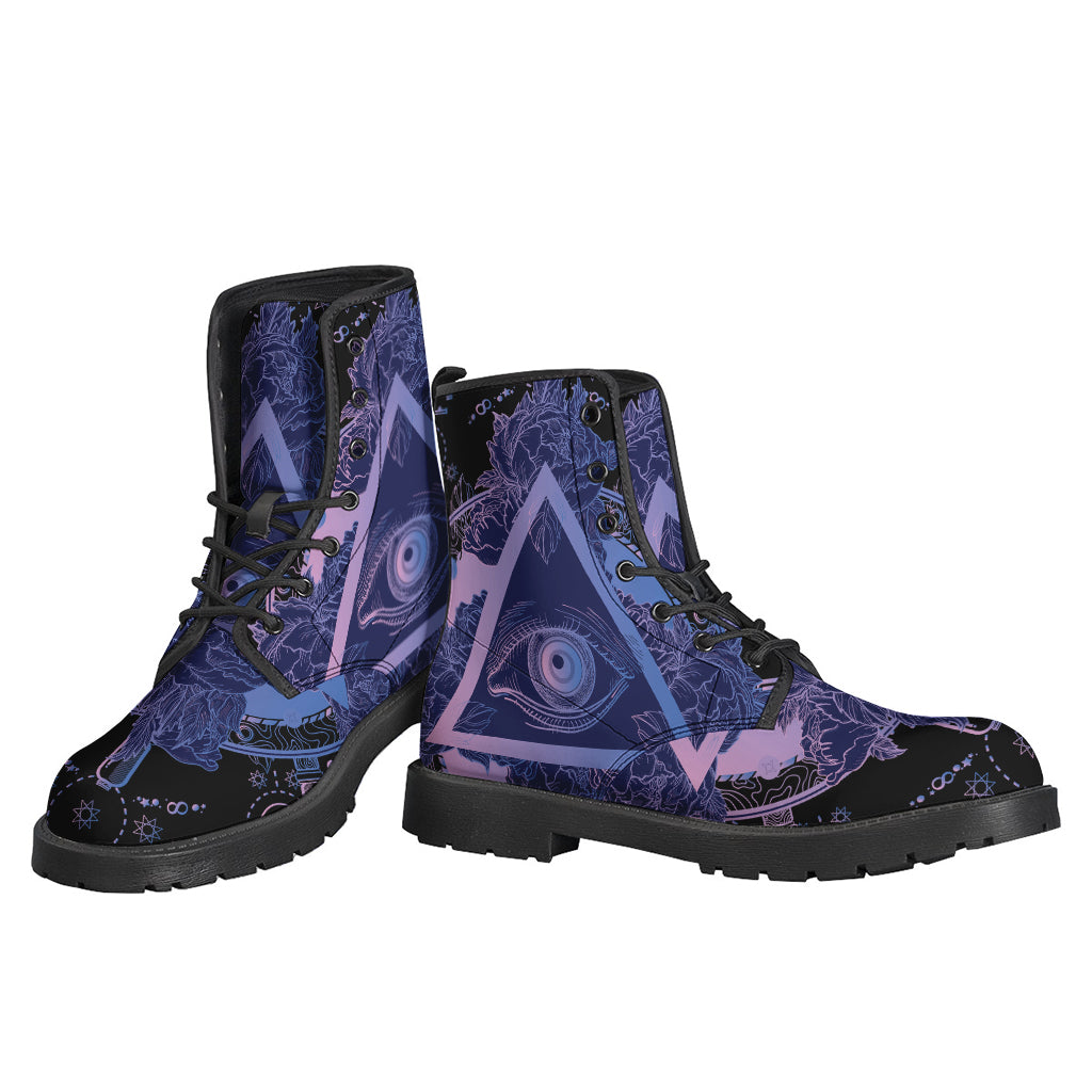 Spiritual Eye of Providence Print Backpack
