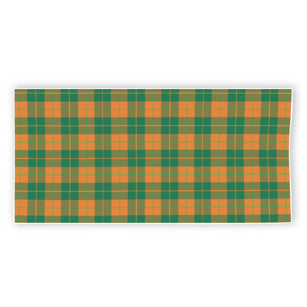 St. Patrick's Day Stewart Plaid Print Beach Towel