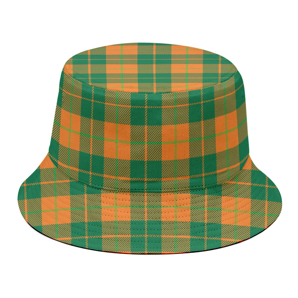 St. Patrick's Day Stewart Plaid Print Bucket Hat