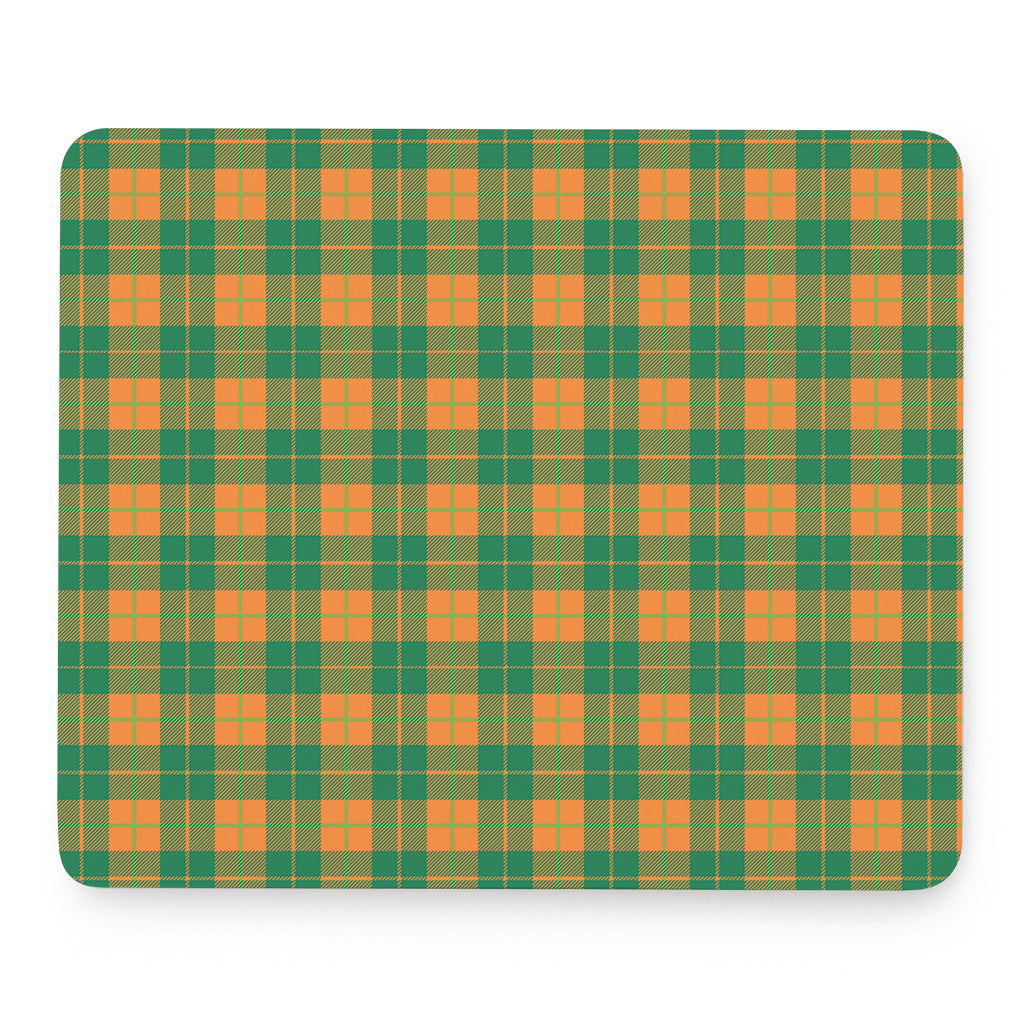 St. Patrick's Day Stewart Plaid Print Mouse Pad