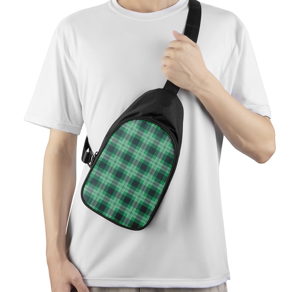 St. Patrick's Day Tartan Print Chest Bag