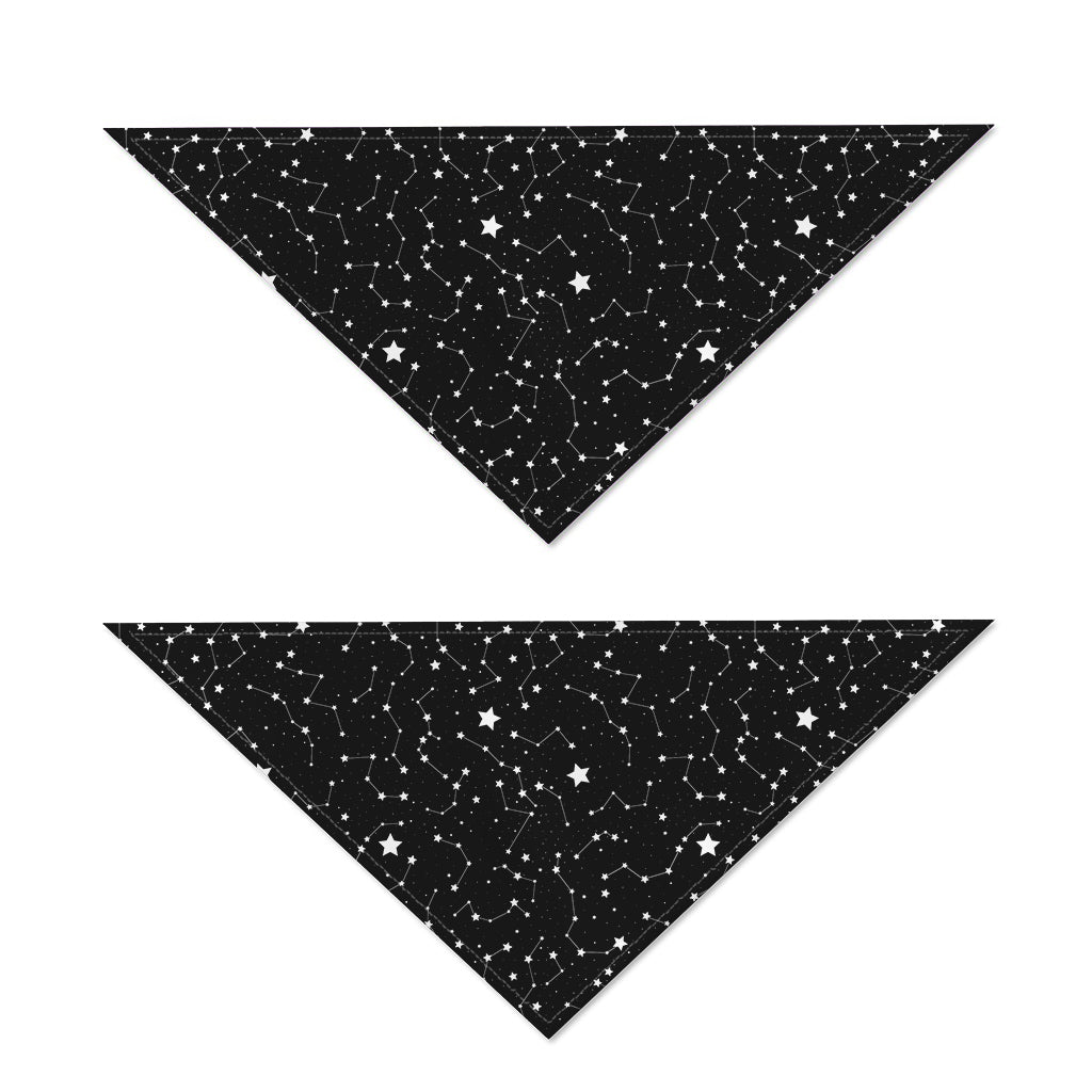 Star Constellations Pattern Print Dog Bandana