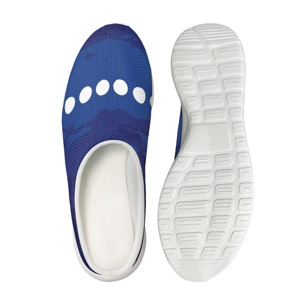Starry Sky Lunar Phase Print Mesh Casual Shoes