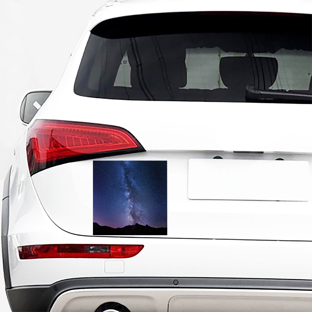 Stars Night Milky Way Print Car Sticker
