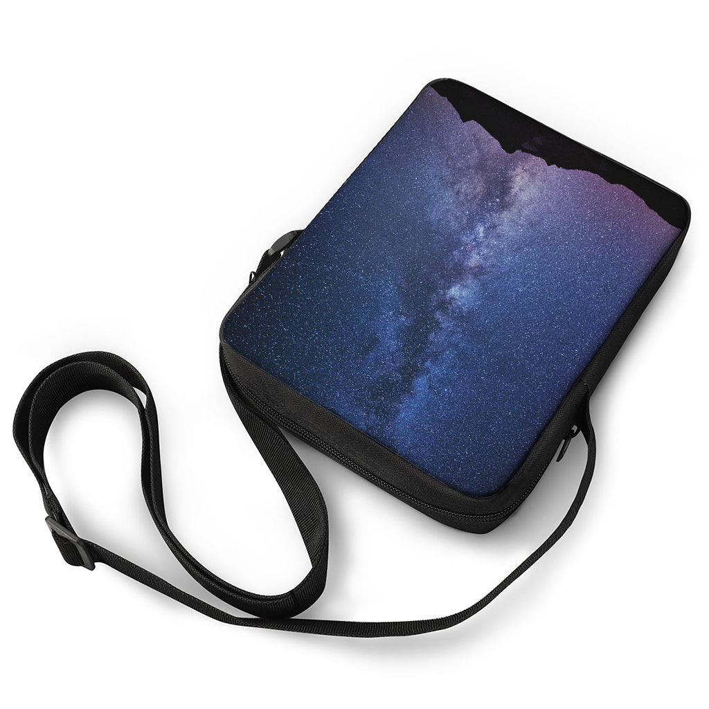 Stars Night Milky Way Print Rectangular Crossbody Bag