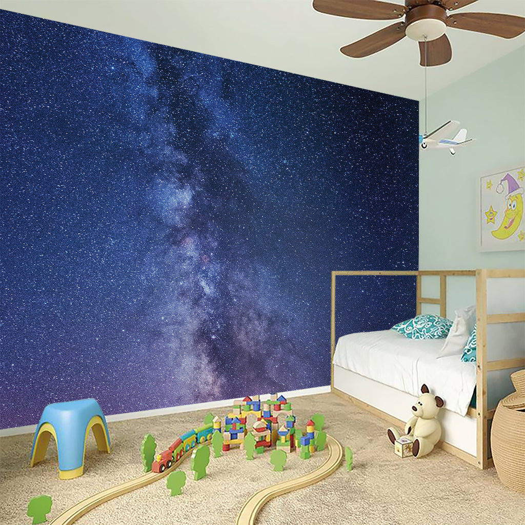 Stars Night Milky Way Print Wall Sticker