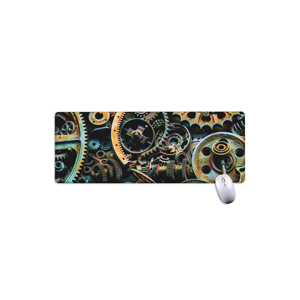Steampunk Cogs And Gears Print Extended Mouse Pad