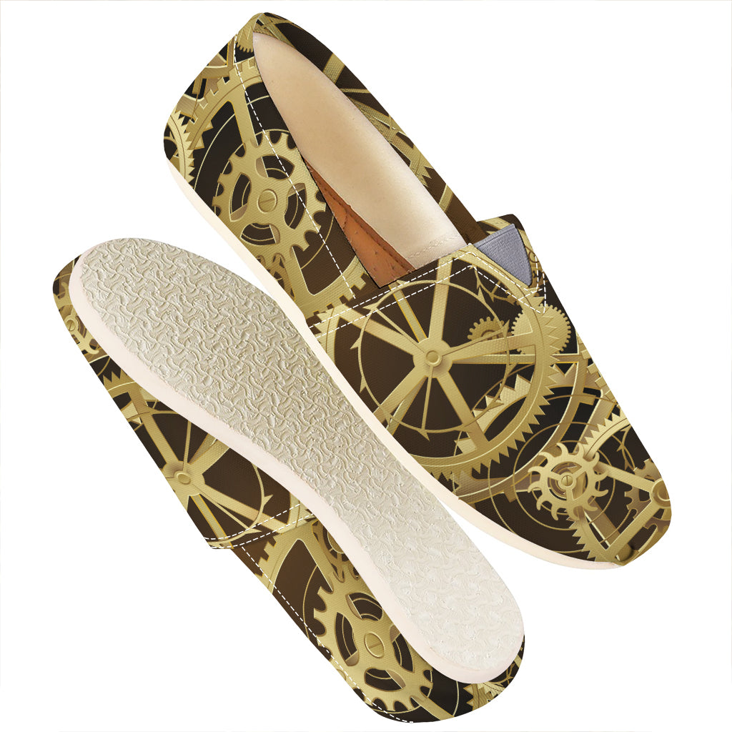 Steampunk Cogwheels Print Casual Shoes