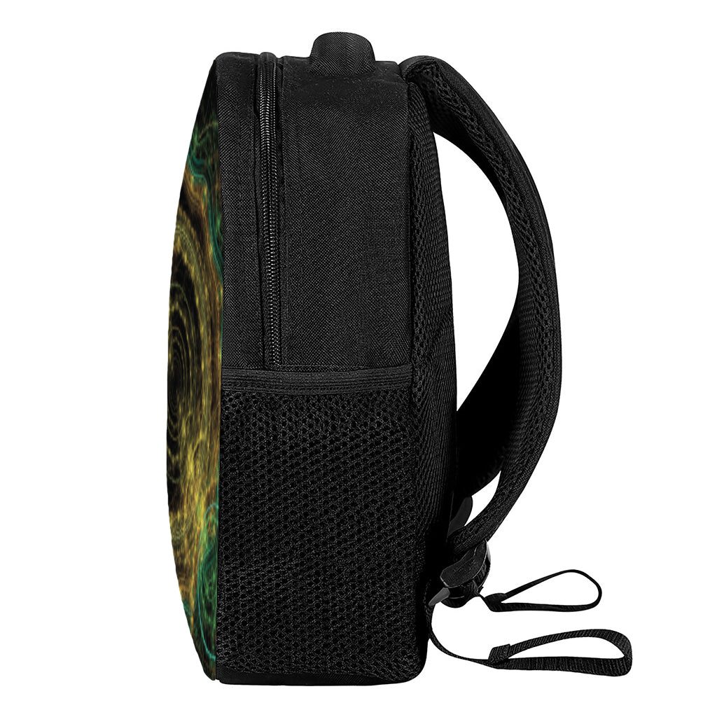 Steampunk Fractal Print Casual Backpack