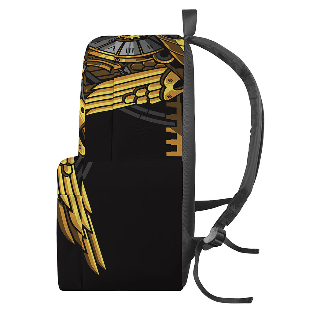 Steampunk Owl Print Backpack