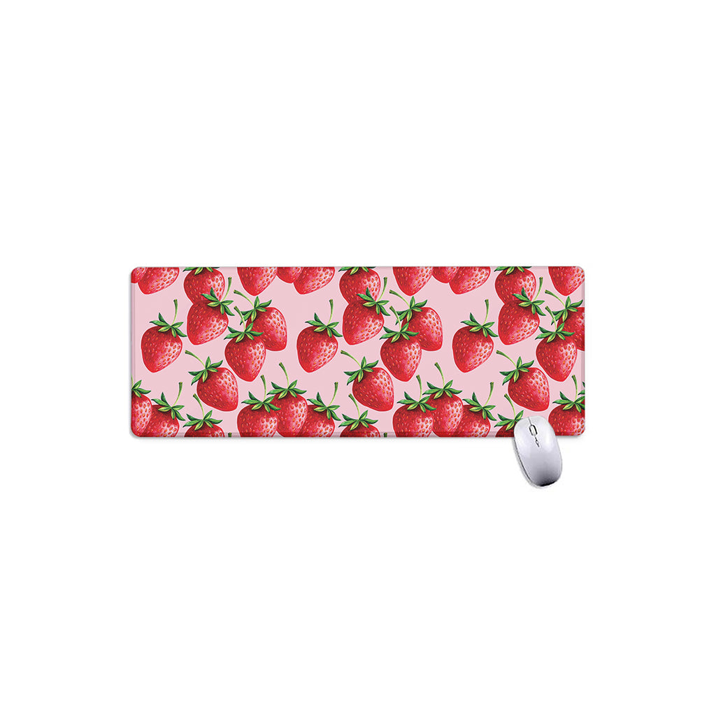 Strawberry Fruit Pattern Print Extended Mouse Pad