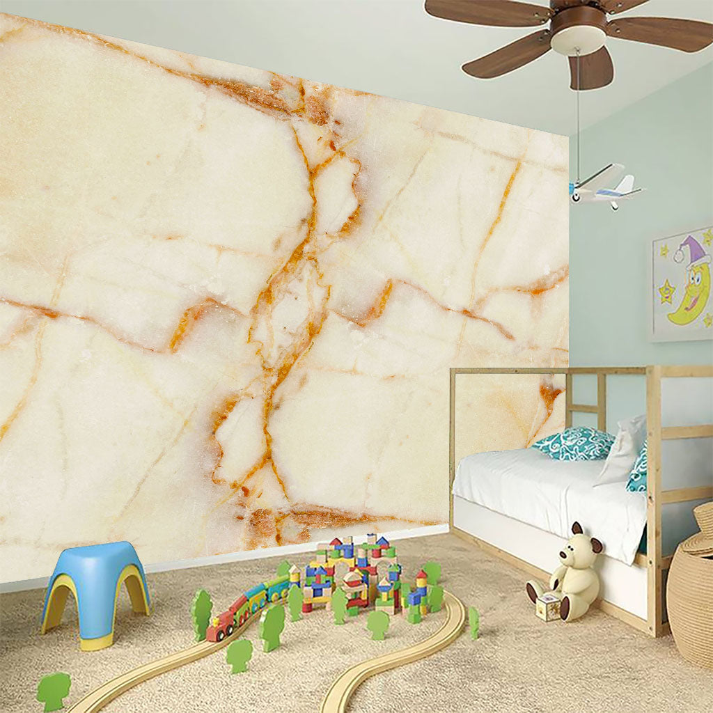 Sugar Brown Marble Print Wall Sticker