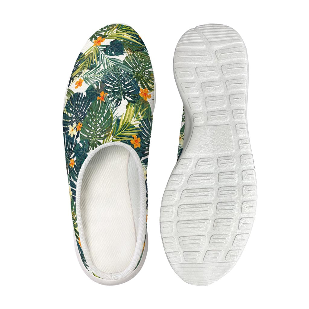 Summer Hawaiian Leaves Pattern Print Mesh Casual Shoes