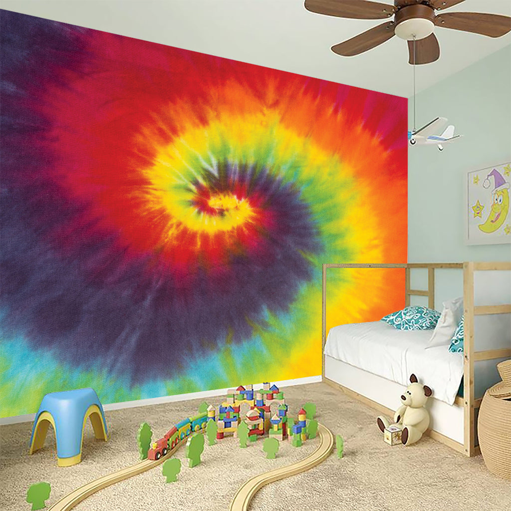 Summer Tie Dye Print Wall Sticker