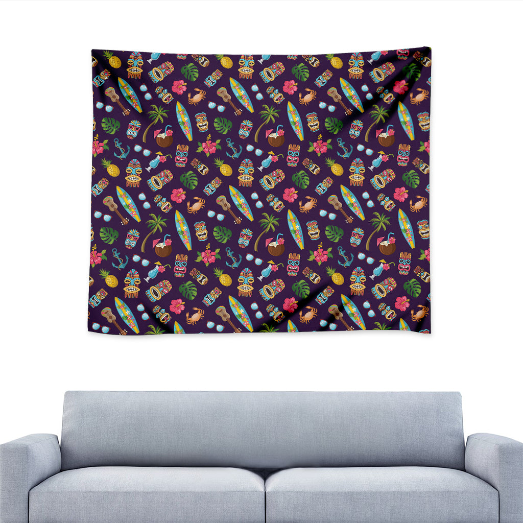 Summer Totem Pattern Print Tapestry