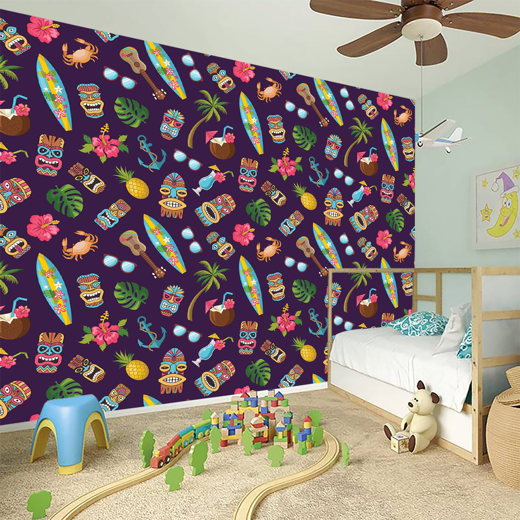 Summer Totem Pattern Print Wall Sticker