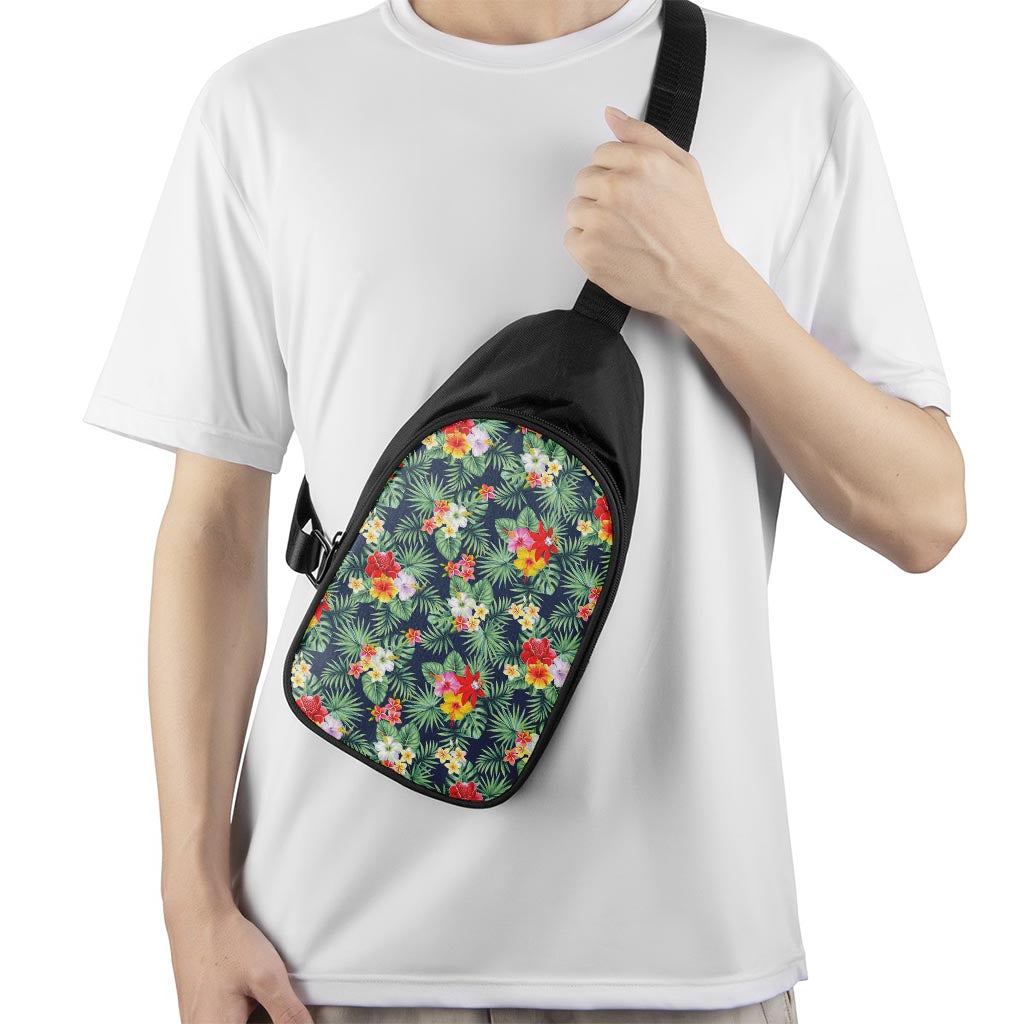 Summer Tropical Hawaii Pattern Print Chest Bag