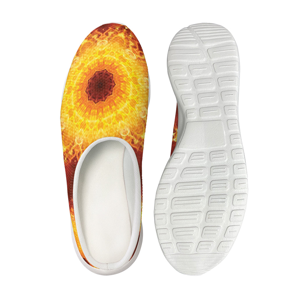 Sun Fire Kaleidoscope Print Mesh Casual Shoes