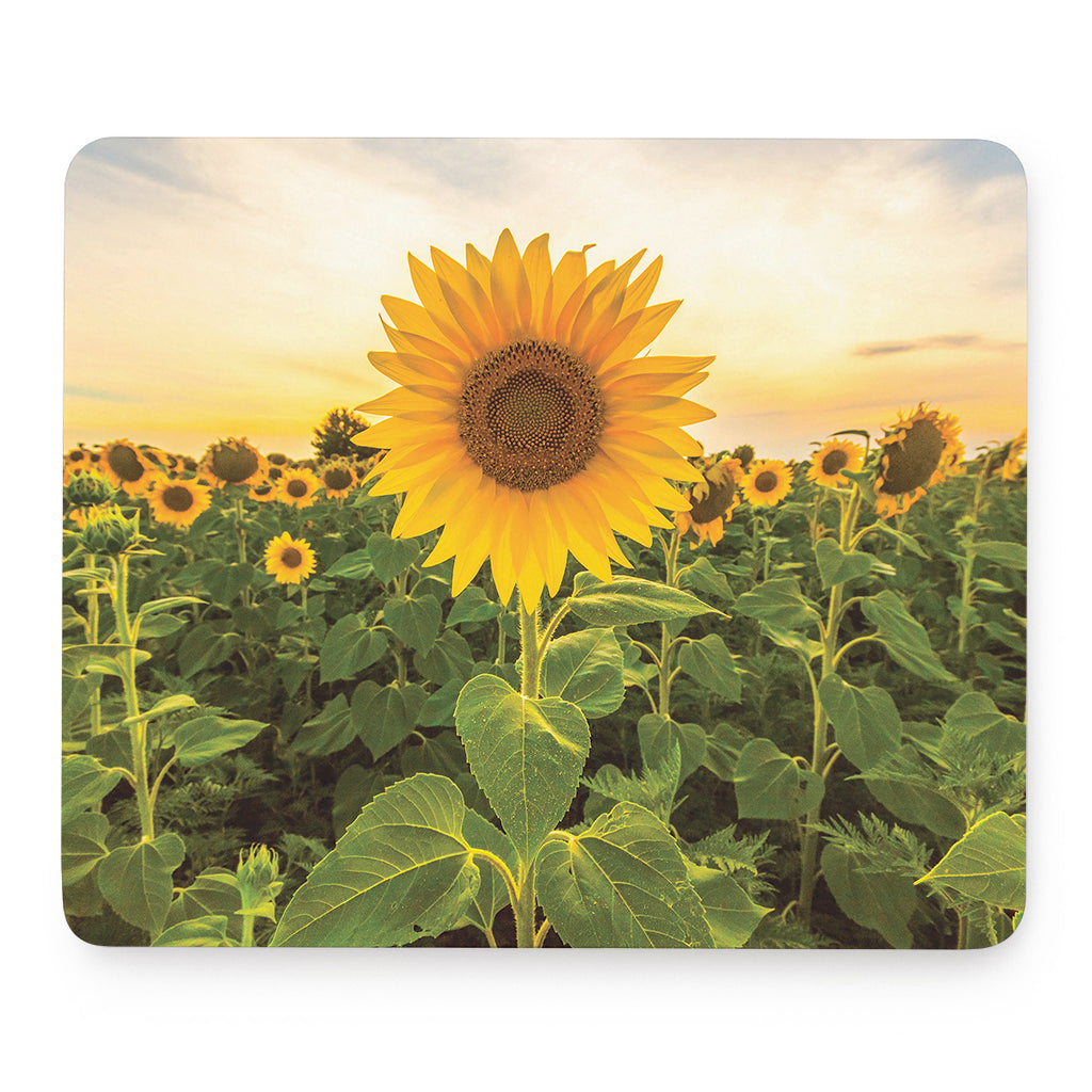 Sunflower Landscape Print Mouse Pad