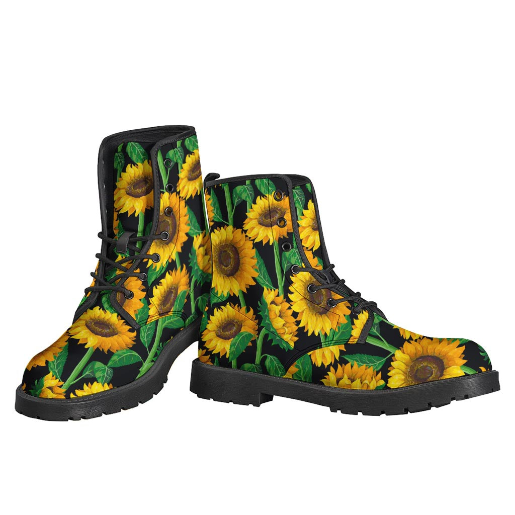 Sunflower Pattern Print Backpack