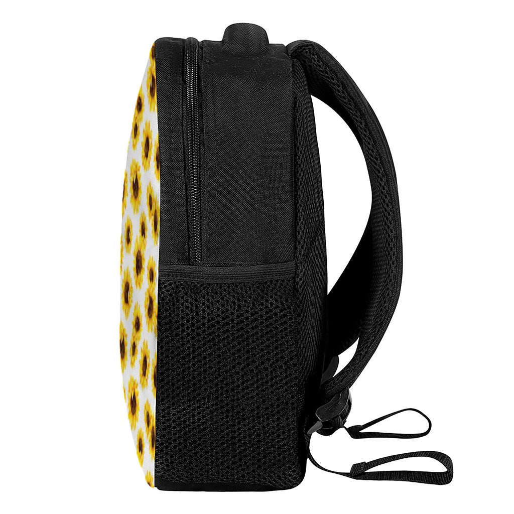 Sunflower Polka Dot Pattern Print Casual Backpack