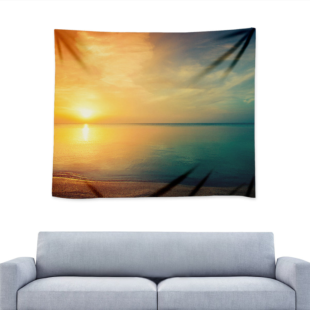 Sunrise Beach Print Tapestry