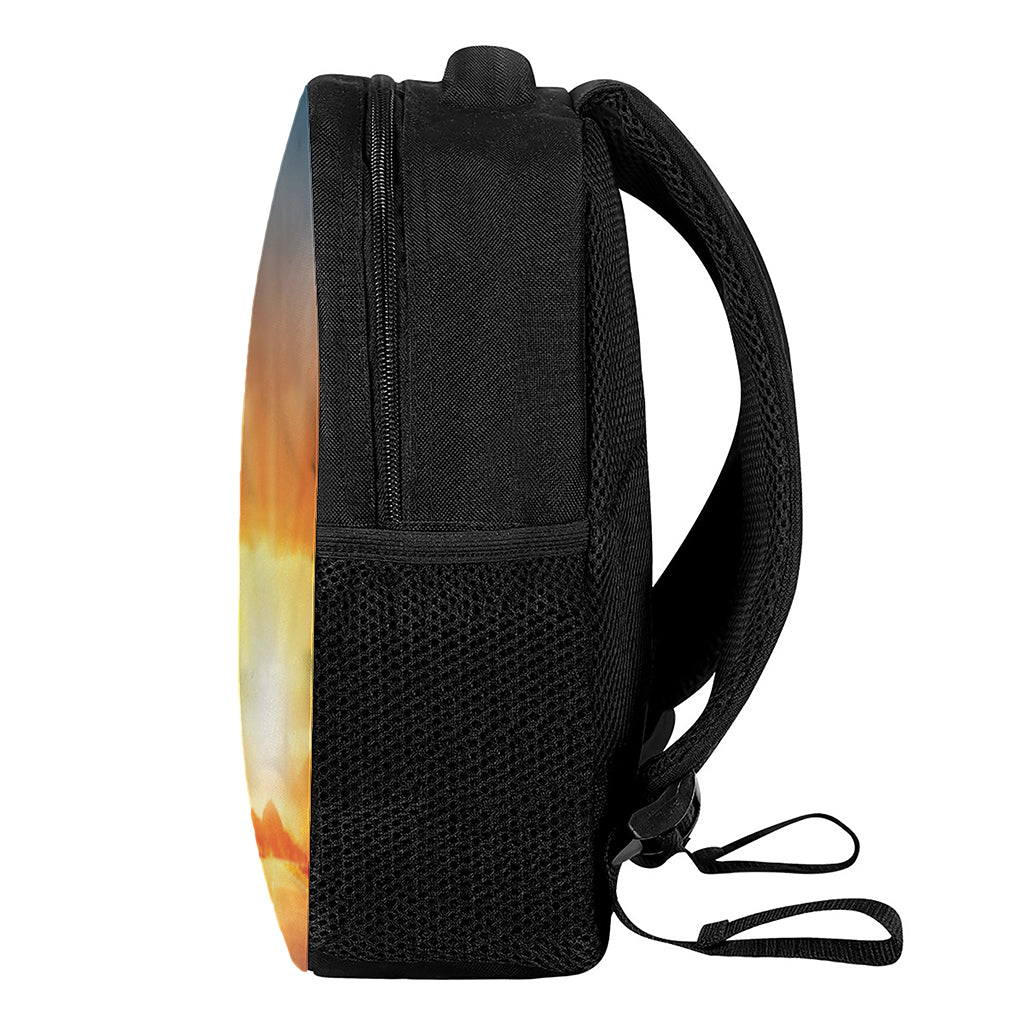 Sunrise Road Print Casual Backpack
