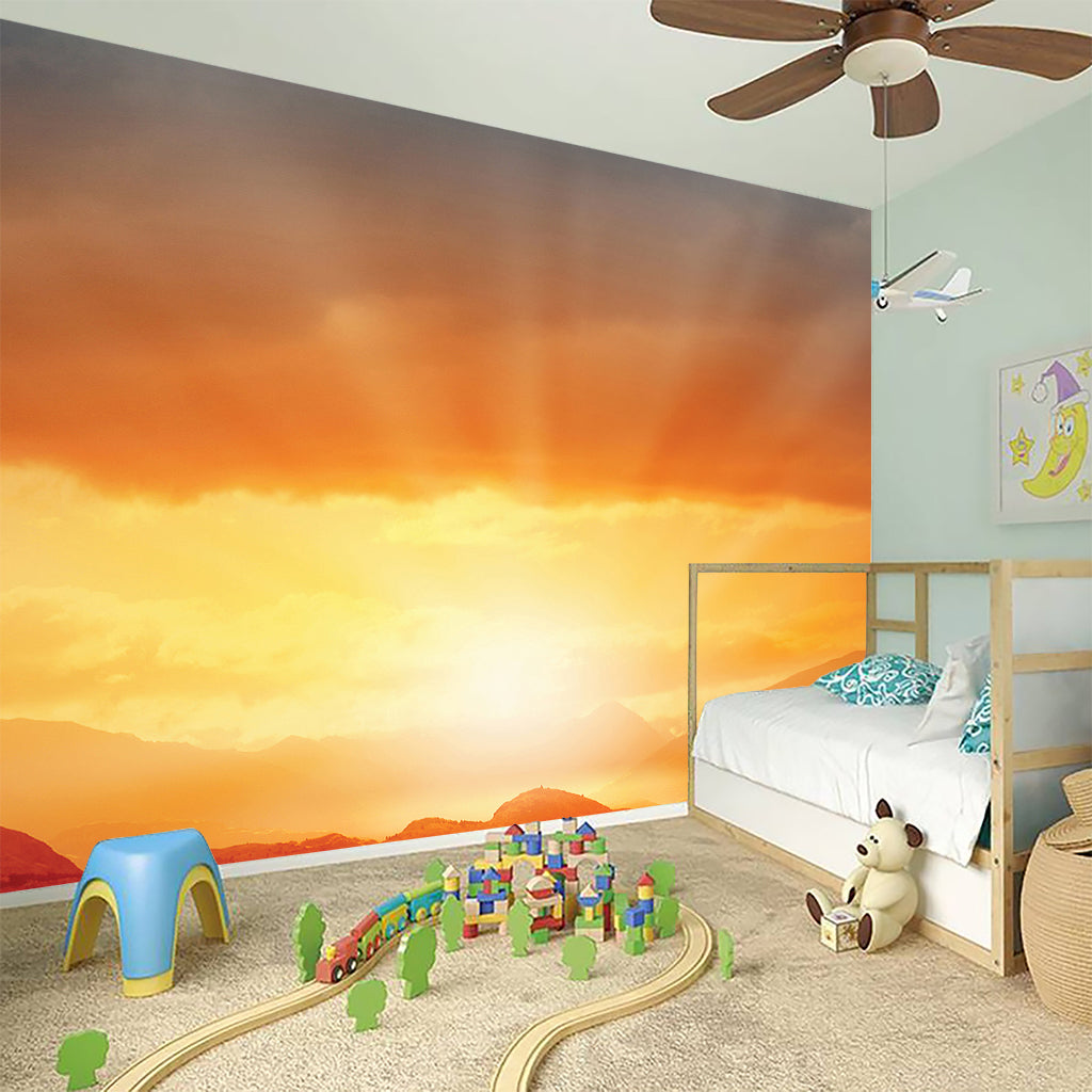 Sunrise Road Print Wall Sticker
