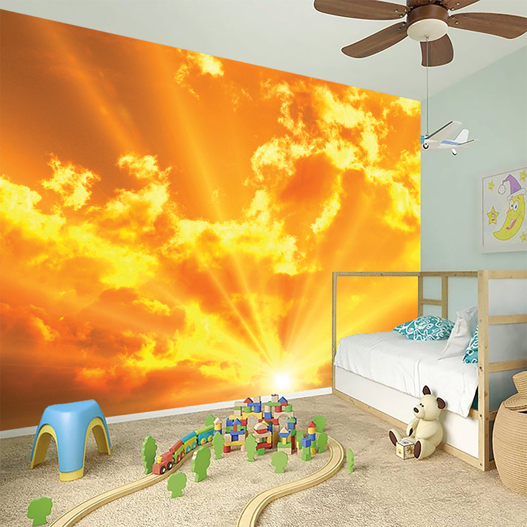 Sunrise Sky Print Wall Sticker