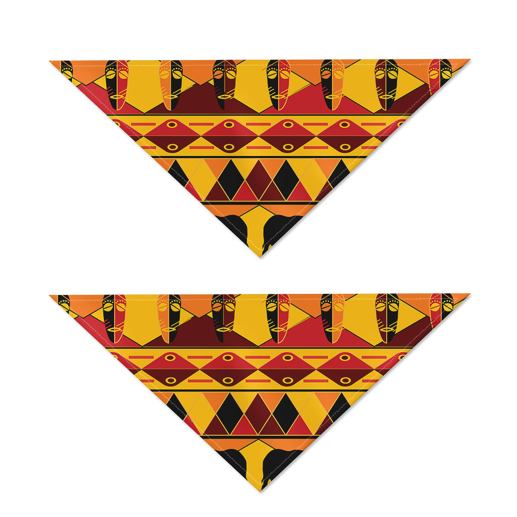Sunset African Tribal Pattern Print Dog Bandana