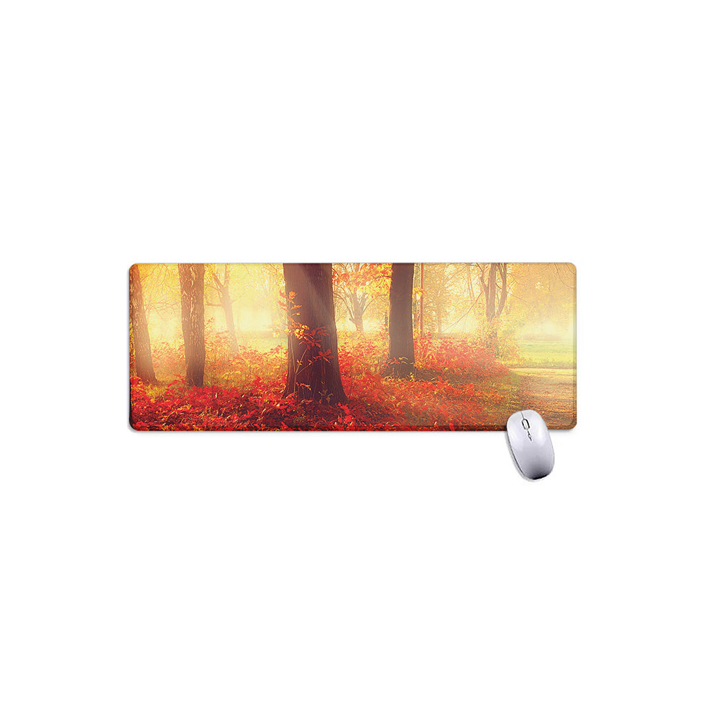 Sunshine Autumn Tree Print Extended Mouse Pad