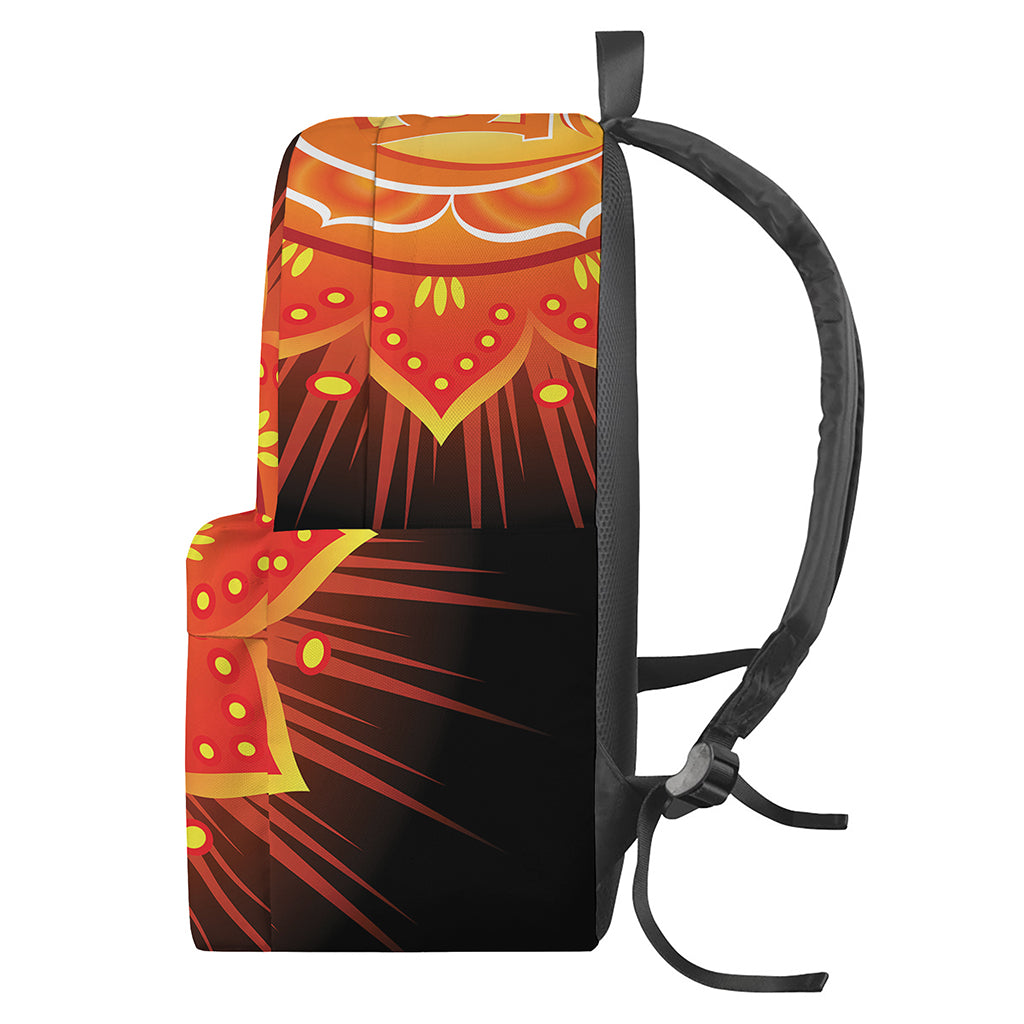 Swadhisthana Chakra Mandala Print Backpack