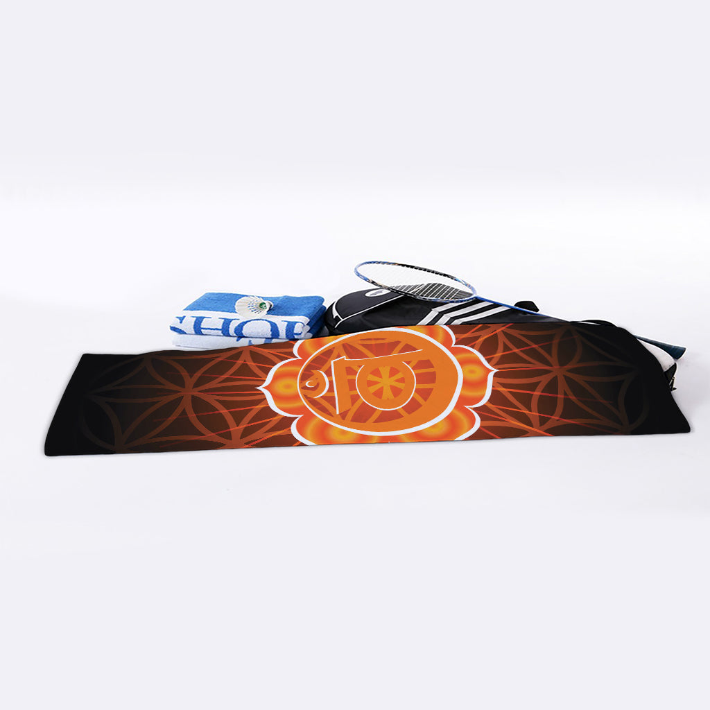 Swadhisthana Chakra Spiritual Print Sports Towel