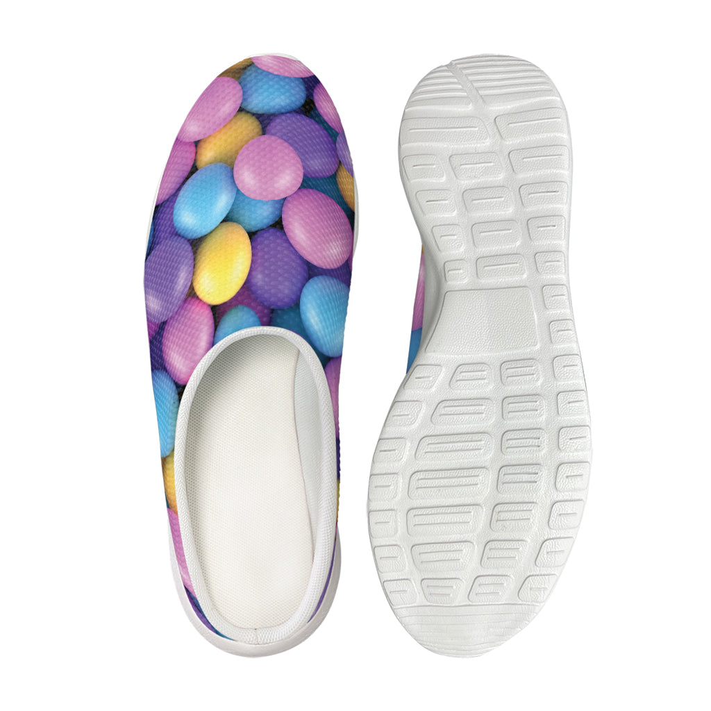Sweet Candy Ball Pattern Print Mesh Casual Shoes