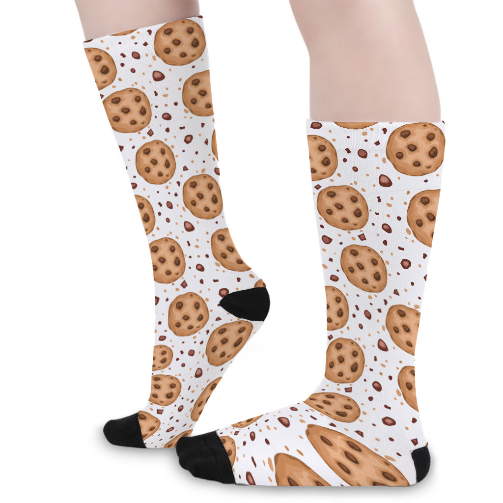 Sweet Cookie Pattern Print Long Socks