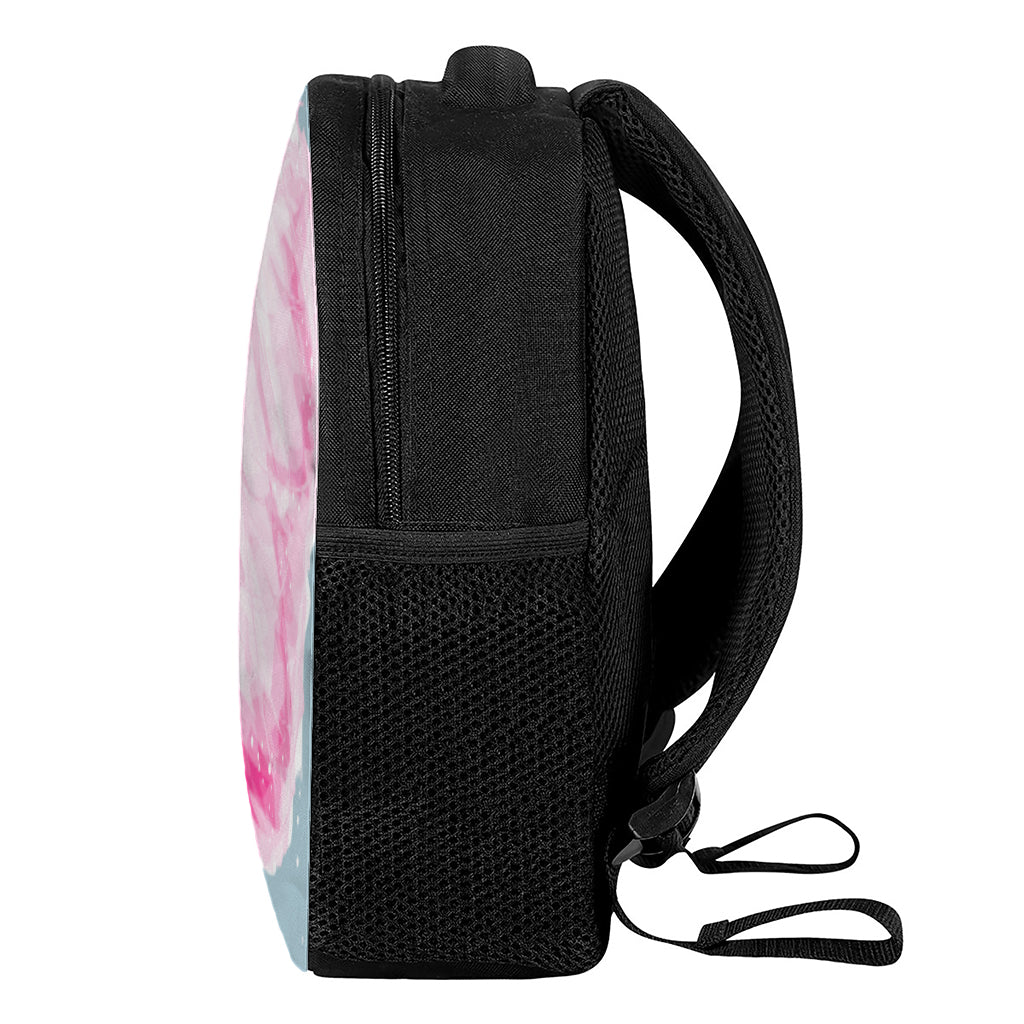 Sweet Cotton Candy Print Casual Backpack