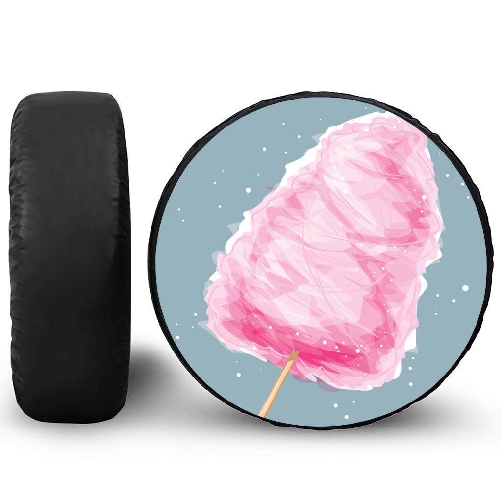 Sweet Cotton Candy Print Tire Cover