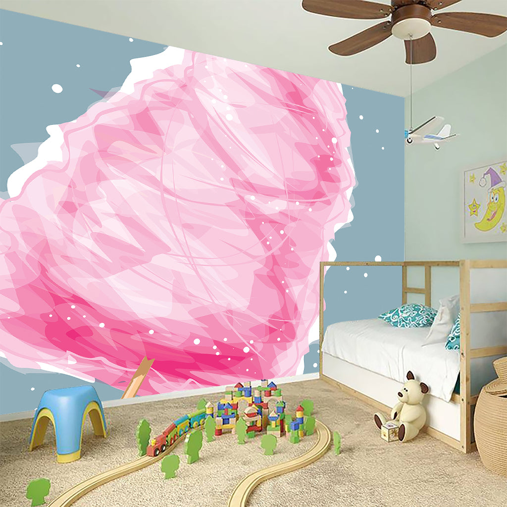 Sweet Cotton Candy Print Wall Sticker