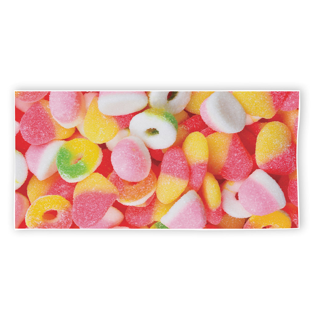 Sweet Gummy Print Beach Towel