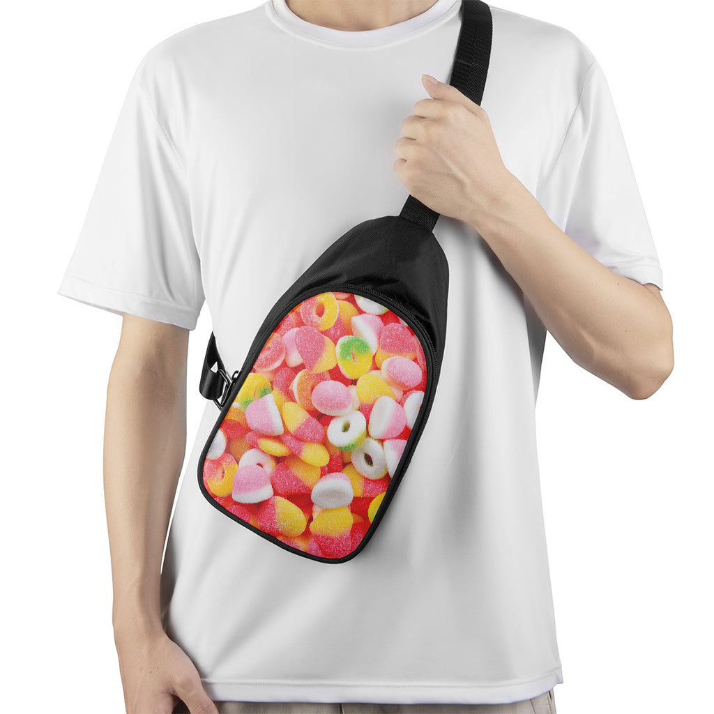 Sweet Gummy Print Chest Bag