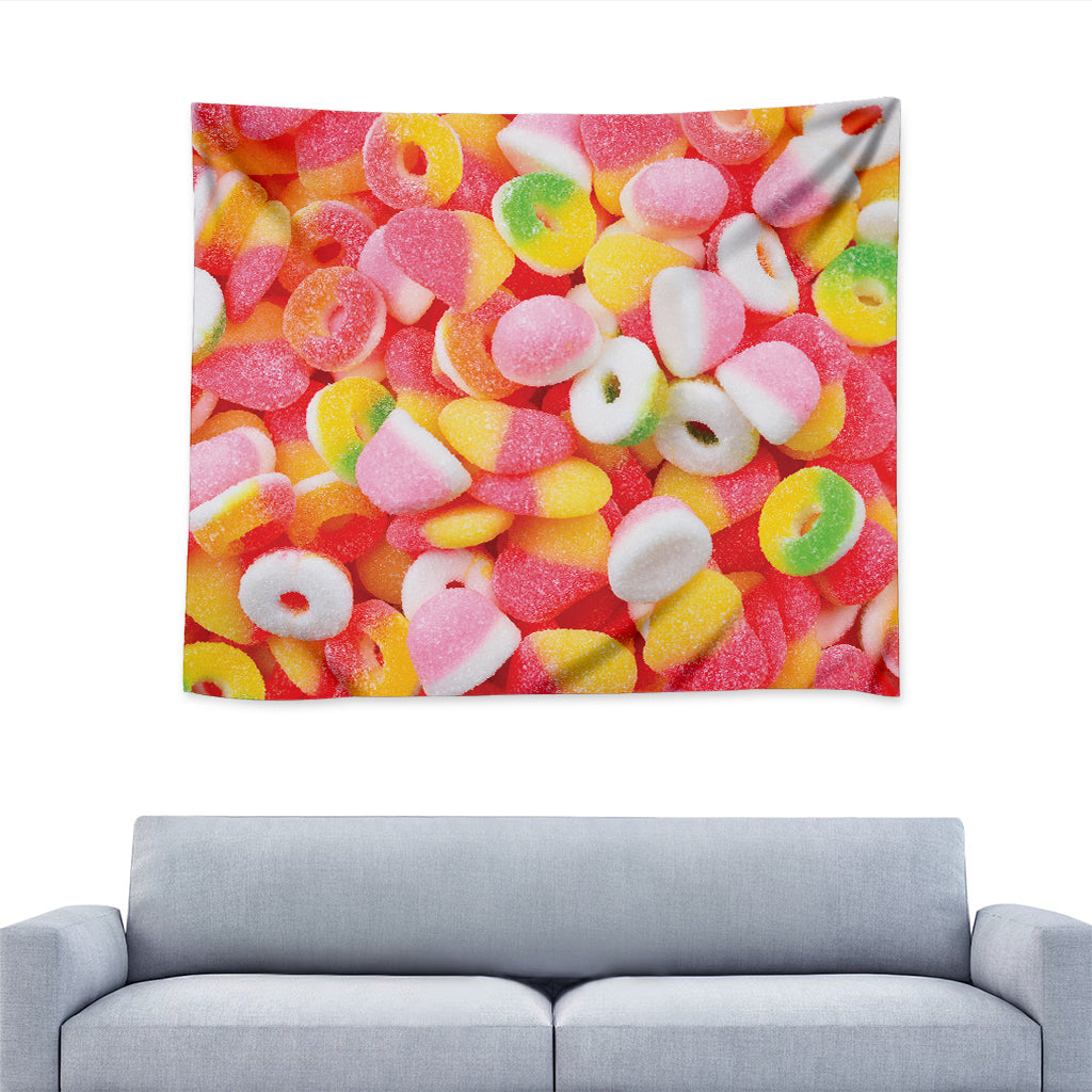 Sweet Gummy Print Tapestry