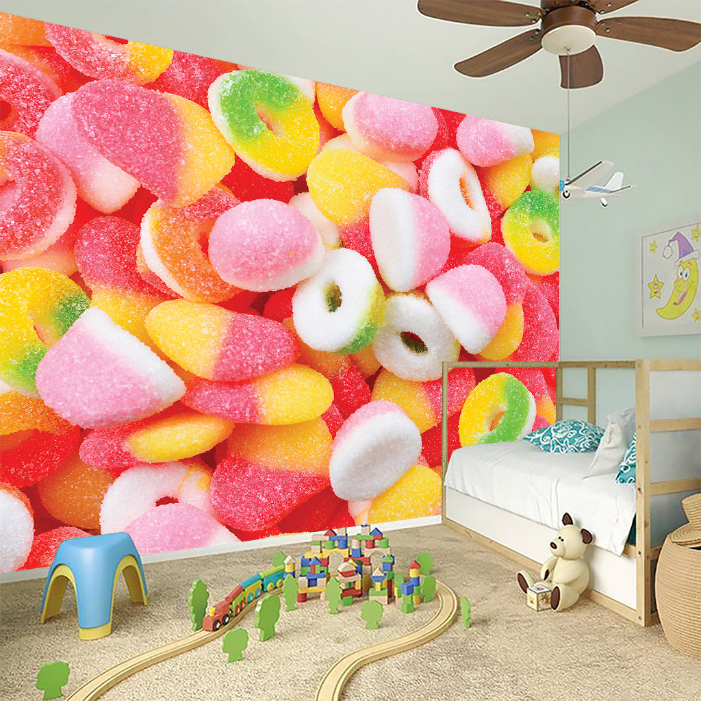 Sweet Gummy Print Wall Sticker