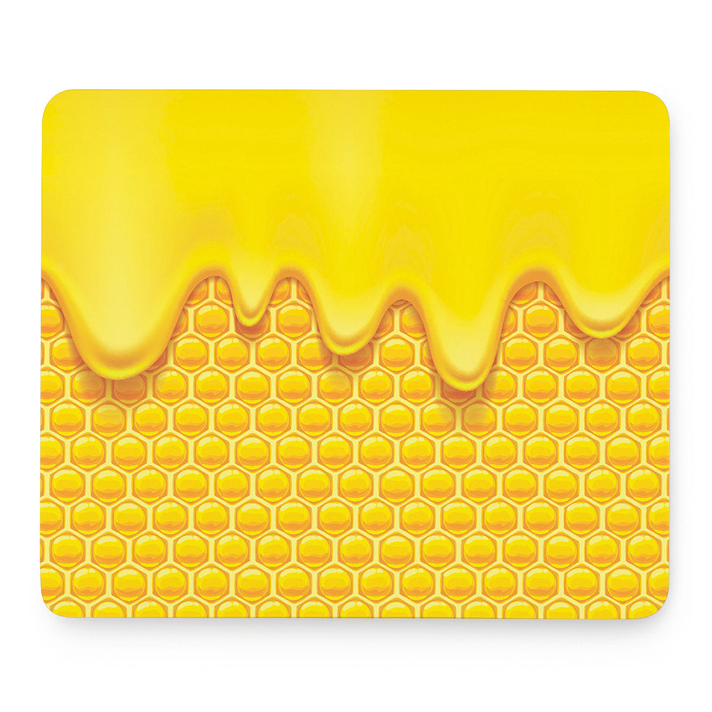 Sweet Honey Honeycomb Print Mouse Pad