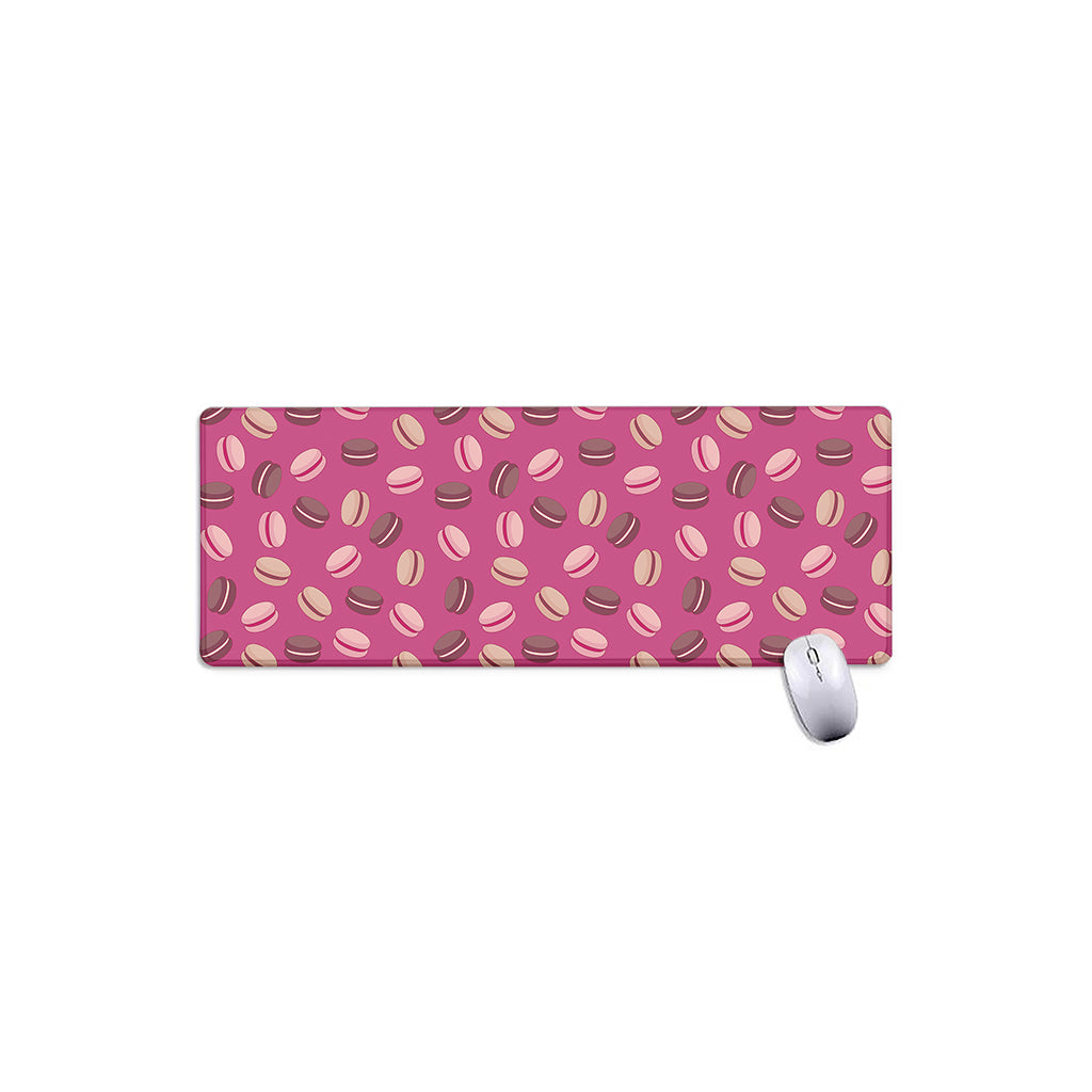 Sweet Macarons Pattern Print Extended Mouse Pad