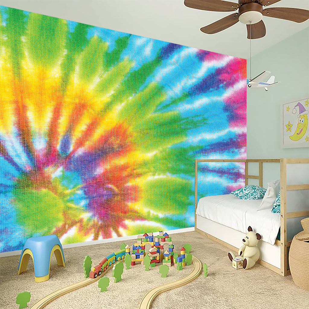 Swirl Tie Dye Print Wall Sticker