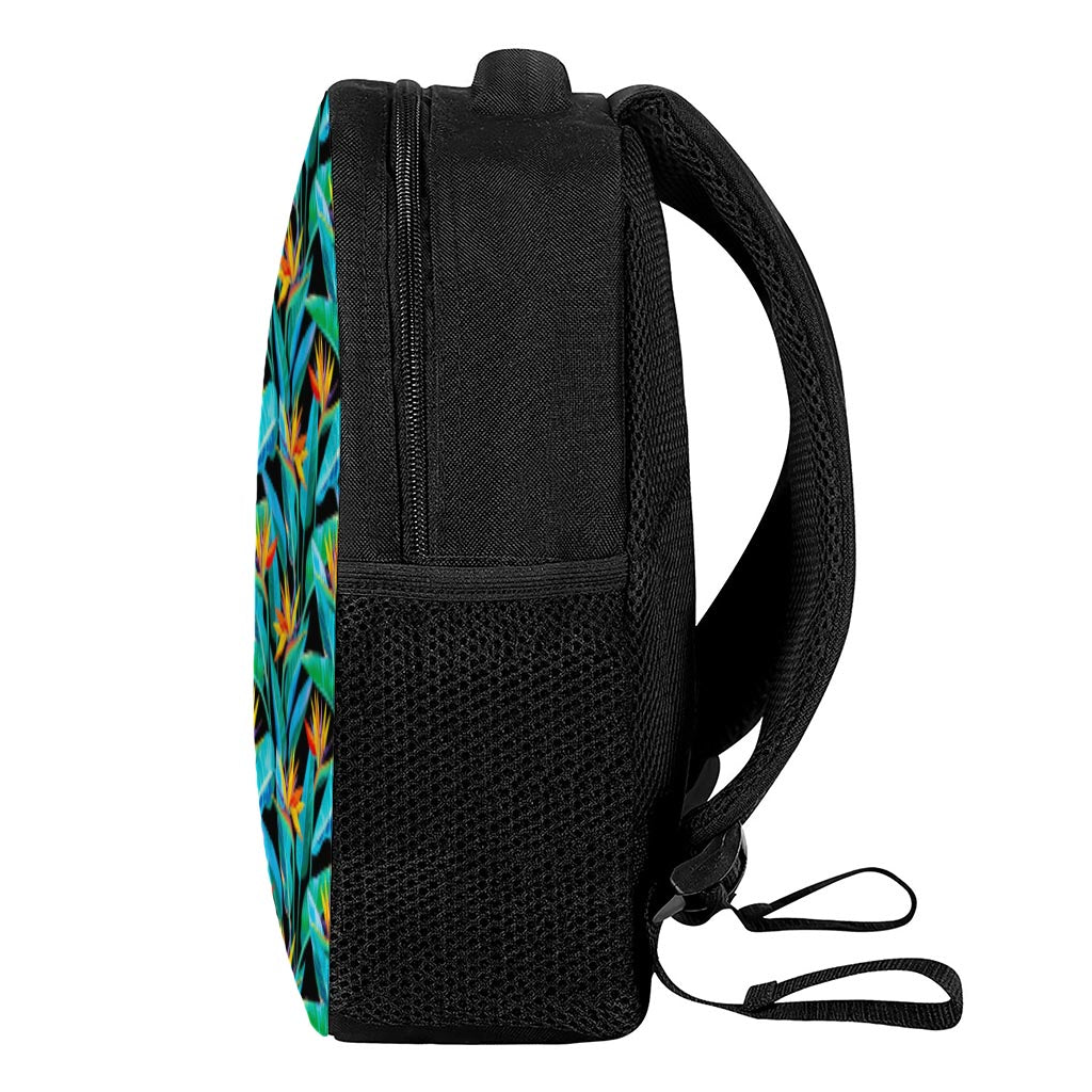 Teal Tropical Pattern Print Casual Backpack